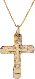 EASTERN EUROPEAN CROSS NECKLACE 17th-18th CENTURY