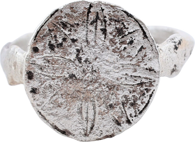 LATE MEDIEVAL EUROPEAN RING SIZE 10 1/2