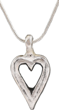 ANCIENT VIKING HEART PENDANT NECKLACE, 866-1067 AD
