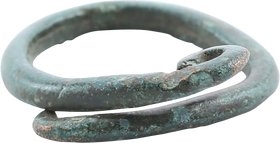 CELTIC BRONZE RING 800-100 BC.