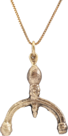VIKING LUNAR PENDANT NECKLACE, 9TH-10TH CENTURY