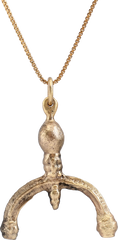 VIKING LUNAR PENDANT NECKLACE, 9TH-10TH CENTURY - Fagan Arms