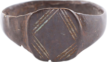 FINE MEDIEVAL EUROPEAN RING SIZE 9