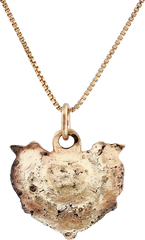 FINE VIKING HEART PENDANT NECKLACE, 900-1000 AD - Fagan Arms