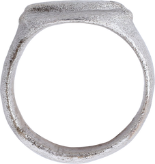 ANCIENT ROMAN/MEDIEVAL EVIL EYE RING, 4TH-8TH CENTURY AD, SIZE 5 ¼ - Fagan Arms