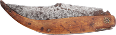 SPANISH FOLDING KNIFE, NAVAJA, 19TH CENTURY - Fagan Arms