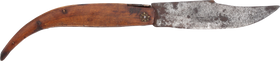 SPANISH FOLDING KNIFE, NAVAJA, 19TH CENTURY