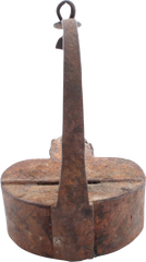 COLONIAL AMERICAN GREASE LAMP C.1750. - Fagan Arms