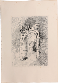 COTMAN: KIRKHAM PRIORY YORK. John Sell Cotman (1782-1842)