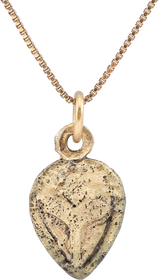 FINE VIKING HEART NECKLACE, 10TH-11TH CENTURY AD