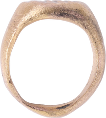ROMAN SIGNET RING, 2ND-5TH CENTURY AD, SIZE 4 ¼
