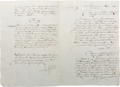 NAPOLEONIC FRENCH LEGAL DOCUMENT - Fagan Arms