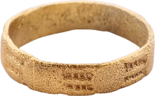 EUROPEAN WOMAN’S WEDDING RING C.1250-1500, SIZE 5 ½