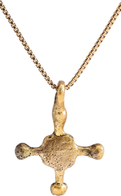 EUROPEAN CONVERT'S CROSS NECKLACE 9th-10th CENTURY