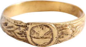 MEDIEVAL NORTHERN EUROPEAN RING, 12TH-15TH CENTURY AD 9 3/4