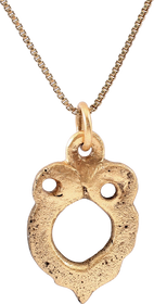 MEDIAVAL SCANDINAVIAN WOMAN’S HEART NECKLACE, C.1200-1400AD