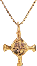 EUROPEAN CONVERT’S CROSS NECKLACE, 9th-10th CENTURY
