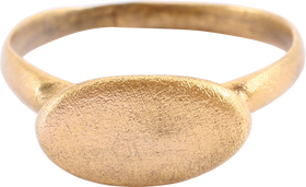 ROMAN SIGNET RING 3RD-5TH CENTURY AD, SIZE 7 1/4