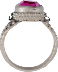 GOOD 19TH CENTURY EASTERN EUROPEAN GYPSY RING, SIZE 9