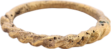 VIKING WARRIOR’S  ROPED OR TWIST RING, C.866-1067 AD, SIZE 10 ¾