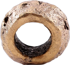 VIKING GILT BRONZE BEAD, 850-1050 AD