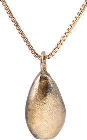 ANCIENT ROMAN SHELL PENDANT NECKLACE C.100-350 AD