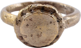 MEDIEVAL “BLESSING” RING, 10TH-16TH CENTURY AD, SIZE 2