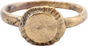LATE MEDIEVAL EUROPEAN RING, 10TH-16TH CENTURY AD, SIZE 6