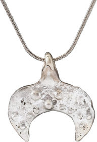 VIKING LUNAR PENDANT NECKLACE, 11th CENTURY AD