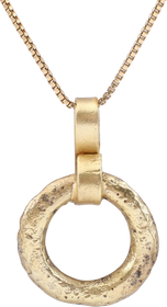 CELTIC PROSPERITY RING NECKLACE, C.300-100 BC
