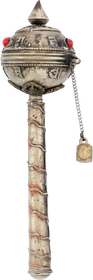 RARE VARIATION TIBETAN PRAYER WHEEL