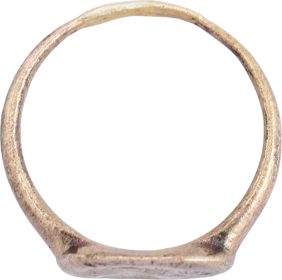GRECO-ROMAN FIGURAL RING, C.50-300 BC, SIZE 11 1/4 – Fagan Arms