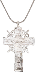 FINE LARGE EASTERN EUROPEAN CROSS, 17TH CENTURY - Fagan Arms