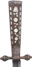 FINE DUTCH SILVER HILT SHORT SWORD C.1785