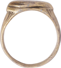 ROMAN SIGNET RING, 2ND-5TH CENTURY AD, SIZE 7