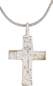 EASTERN EUROPEAN CROSS NECKLACE, 17th-18th CENTURY