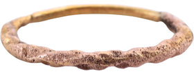 VIKING ROPED OR TWIST WEDDING RING, C.866-1067 AD, SIZE 9 ½