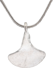 RARE VIKING SILVERED AXE PENDANT