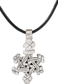COPTIC CROSS NECKLACE, ETHIOPIA