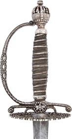 ENGLISH SILVER HILTED SMALLSWORD C.1775-80