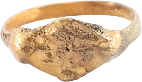 MEDIEVAL EUROPEAN RING, 1000-1500 AD, SIZE 11