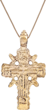 FINE LARGE EASTERN EUROPEAN CROSS, 17TH CENTURY