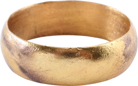 FINE VIKING WEDDING RING, SIZE 7 ¼