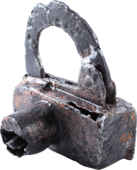 VIKING IRON PADLOCK, 850-1050 AD - Fagan Arms