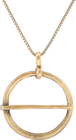 VIKING PROTECTIVE BROOCH NECKLACE, 10th CENTURY AD