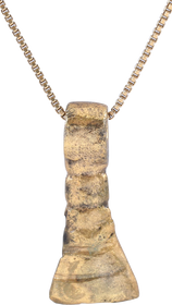 FRANKISH AXE AMULET, 500-800 AD