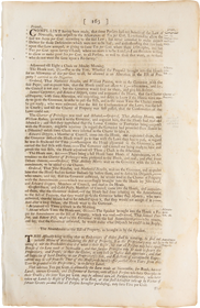 ACTUAL PAGE PRINTED BY BENJAMIN FRANKLIN IN 1752