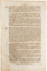 ACTUAL PAGE PRINTED BY BENJAMIN FRANKLIN IN 1752