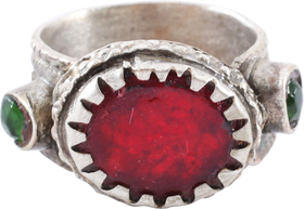 EASTERN EUROPEAN GYPSY RING, SIZE 9 ¾