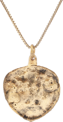 LARGE VIKING/SCANDINAVIAN HEART PENDANT NECKLACE, 11TH-12TH CENTURY AD